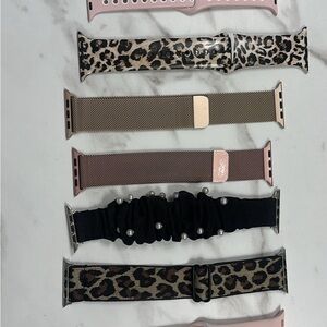 44mm Apple Watch Bands in Leopard and Pink